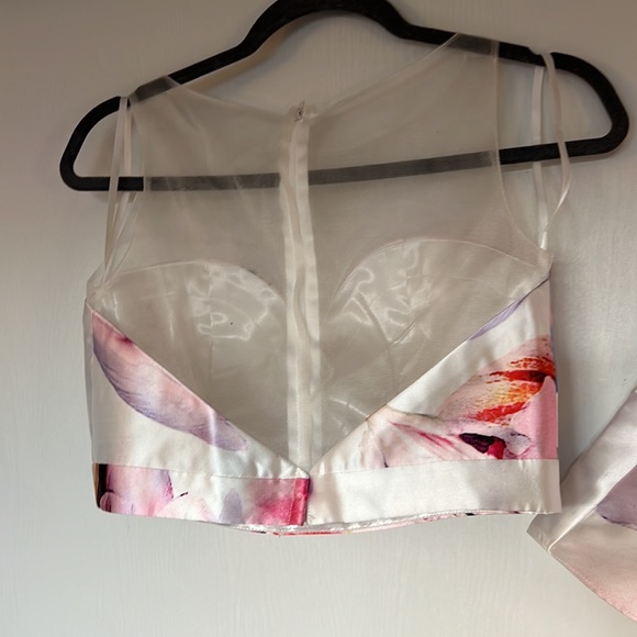 Dave & Johnny Short Two Piece Prom Dress Size 5/6 Never Worn - Picture 6 of 9